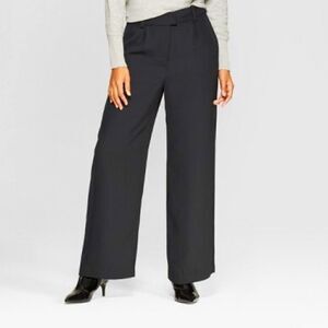 Prologue Black High Rise Wide Leg Trousers